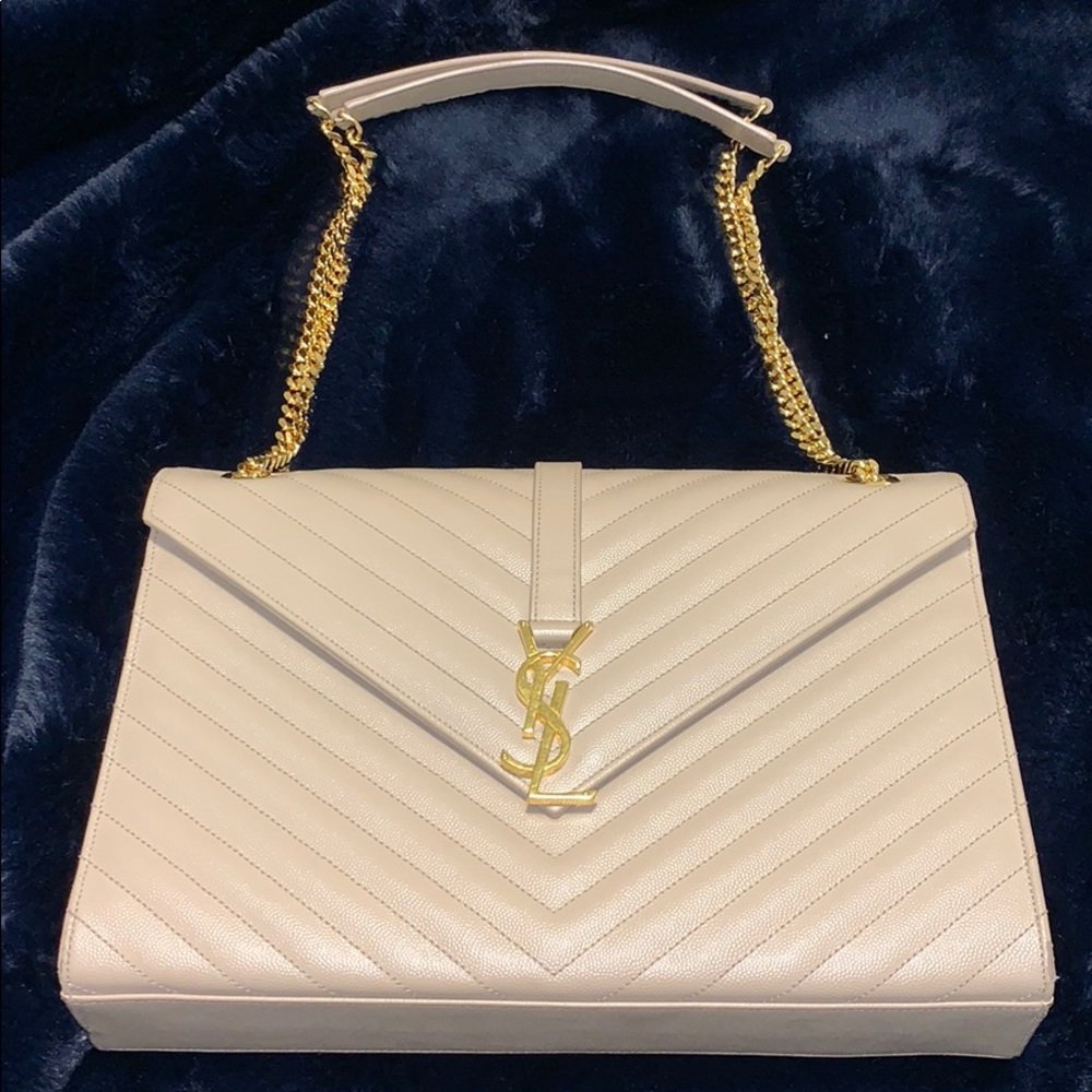 AUTHENTIC Saint Laurent Large Envelope Monogram